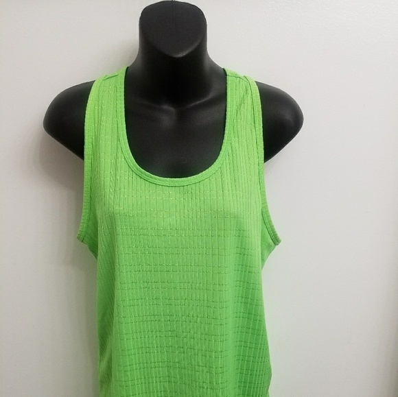 REEBOK TANK WOMEN GREEN SZ.LARGE. - Picture 1 of 5